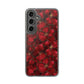 Velvet Petal Noir Floral Petal Clear Impact-Resistant iPhone and Samsung Case.