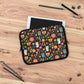 Whimsical Feline Garden Laptop Sleeve