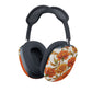 Personalized Floral Marigold Stained Glass Effect Bloom AirPod Max Covers — Retro Flower Protective Skins