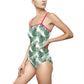 White Tropical Bliss Women's One-piece Swimsuit (AOP)