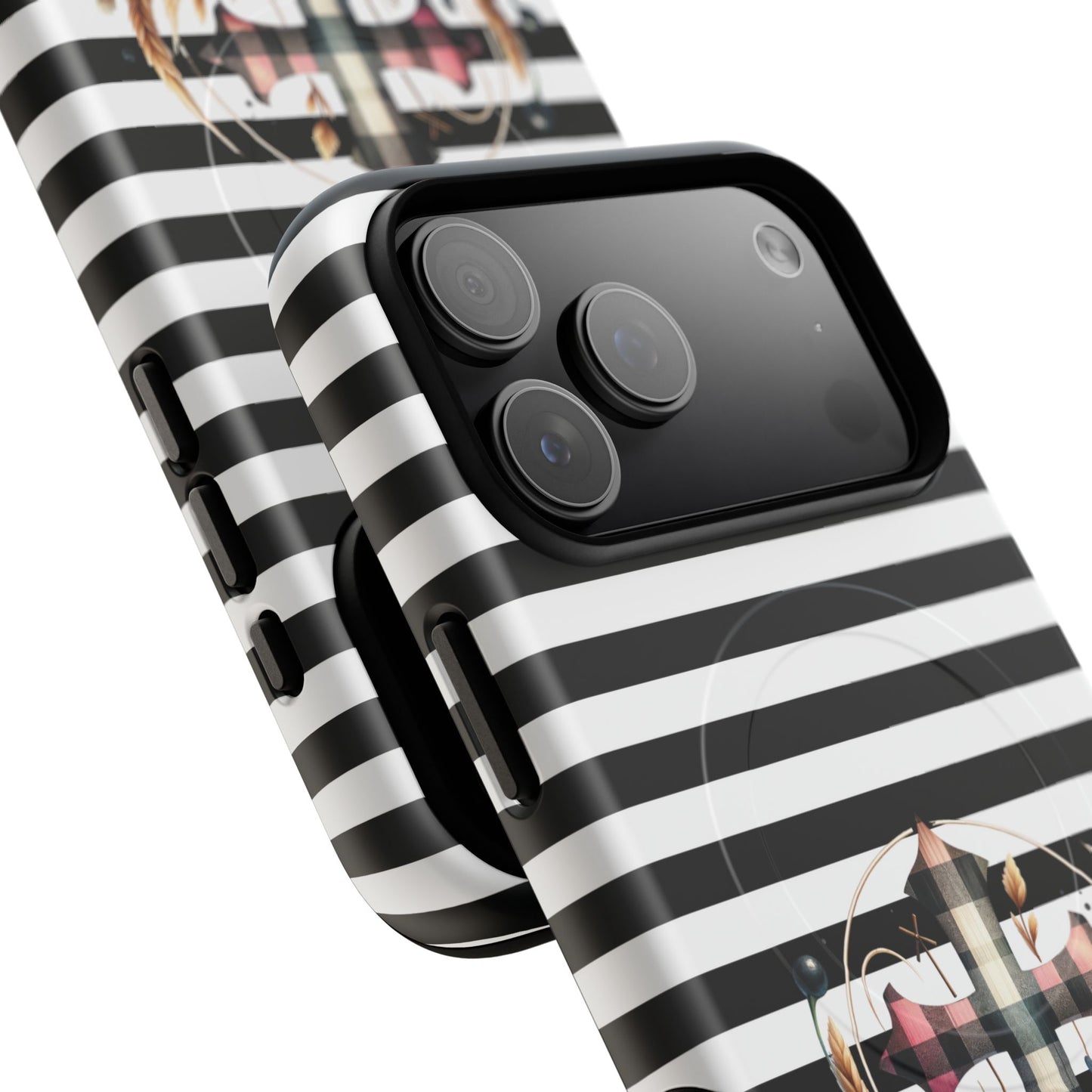 Striped in His Glory iPhone Case, Tough Magnetic Phone Protector, MagSafe iPhone Cover, Durable Case for Everyday Use, Gift for Nature Lovers, Vibrant Design.