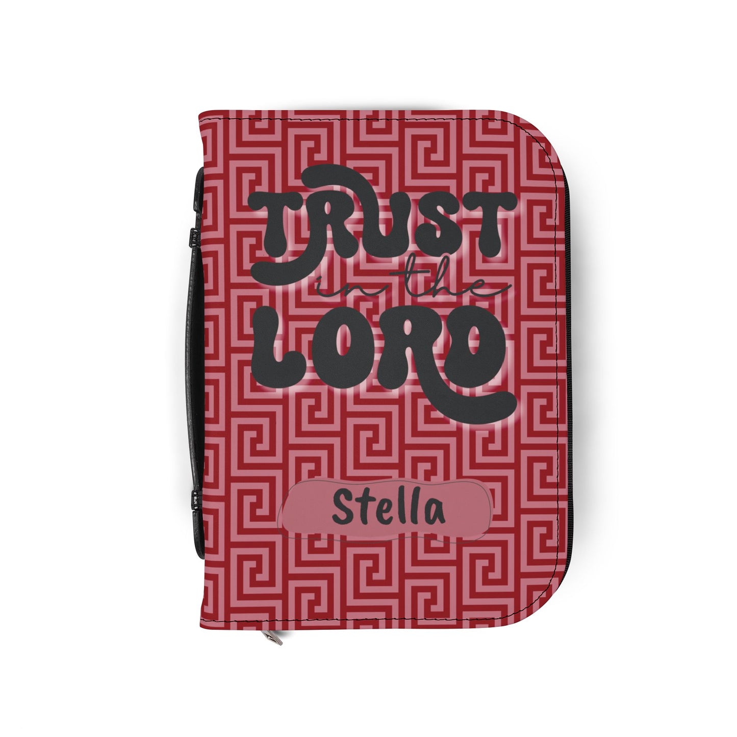 Personalized Floral Bible Cover - Trust in the Lord Design for Believers| Baptism | Christening | Anniversary | Birthday Gifts.