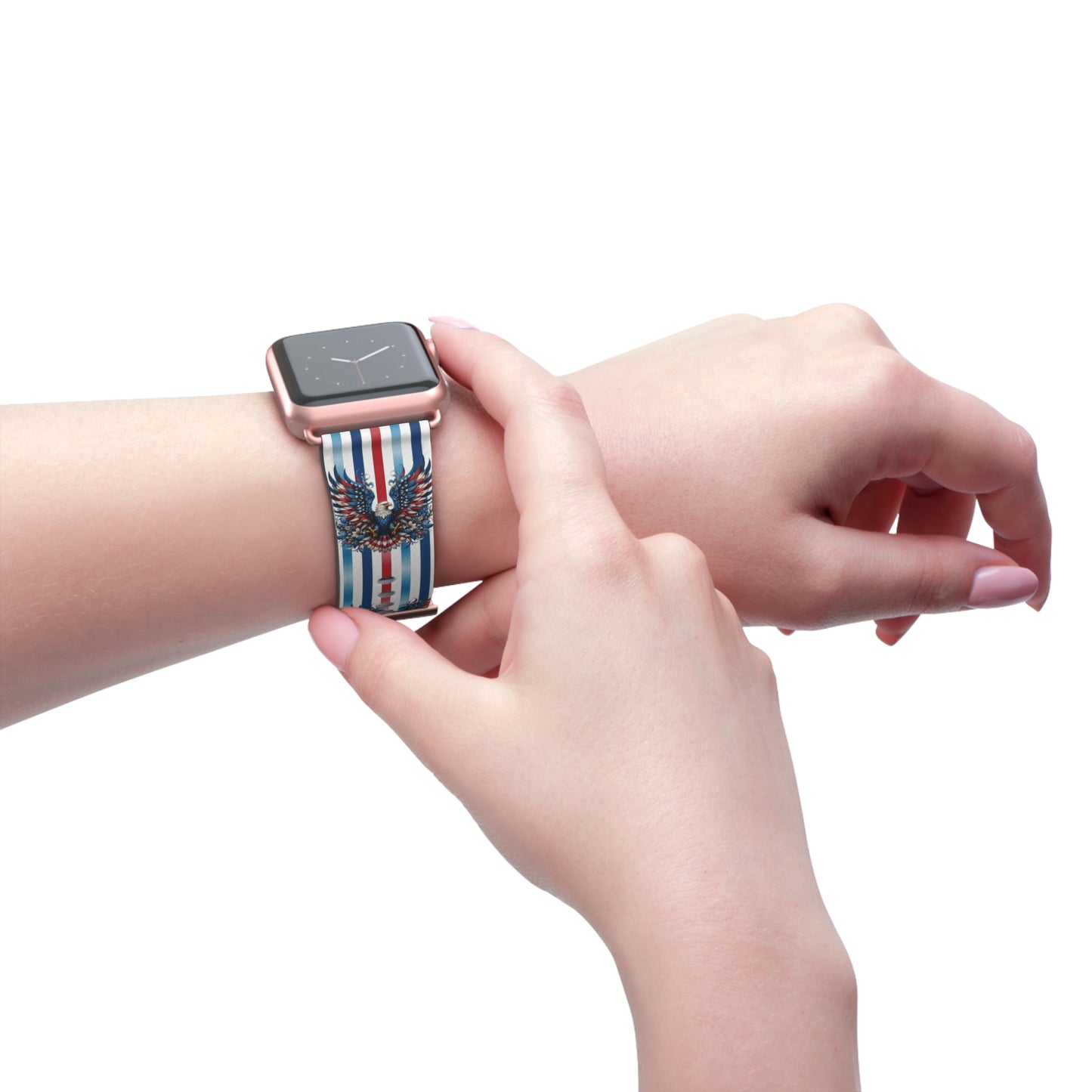Patriotic Pride Eagle Watch Band - Stylish Accessory for Freedom Lovers.