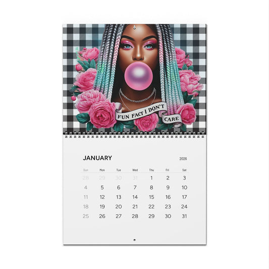 365 Days of Sass 2026 Wall Calendar — Bold & Vibrant Monthly Attitude.