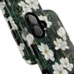 Midnight Magnolia Tough iPhone Magnetic Case, Stylish Stained Glass iPhone Protection, Nature Lover Gift, Spring Vibes