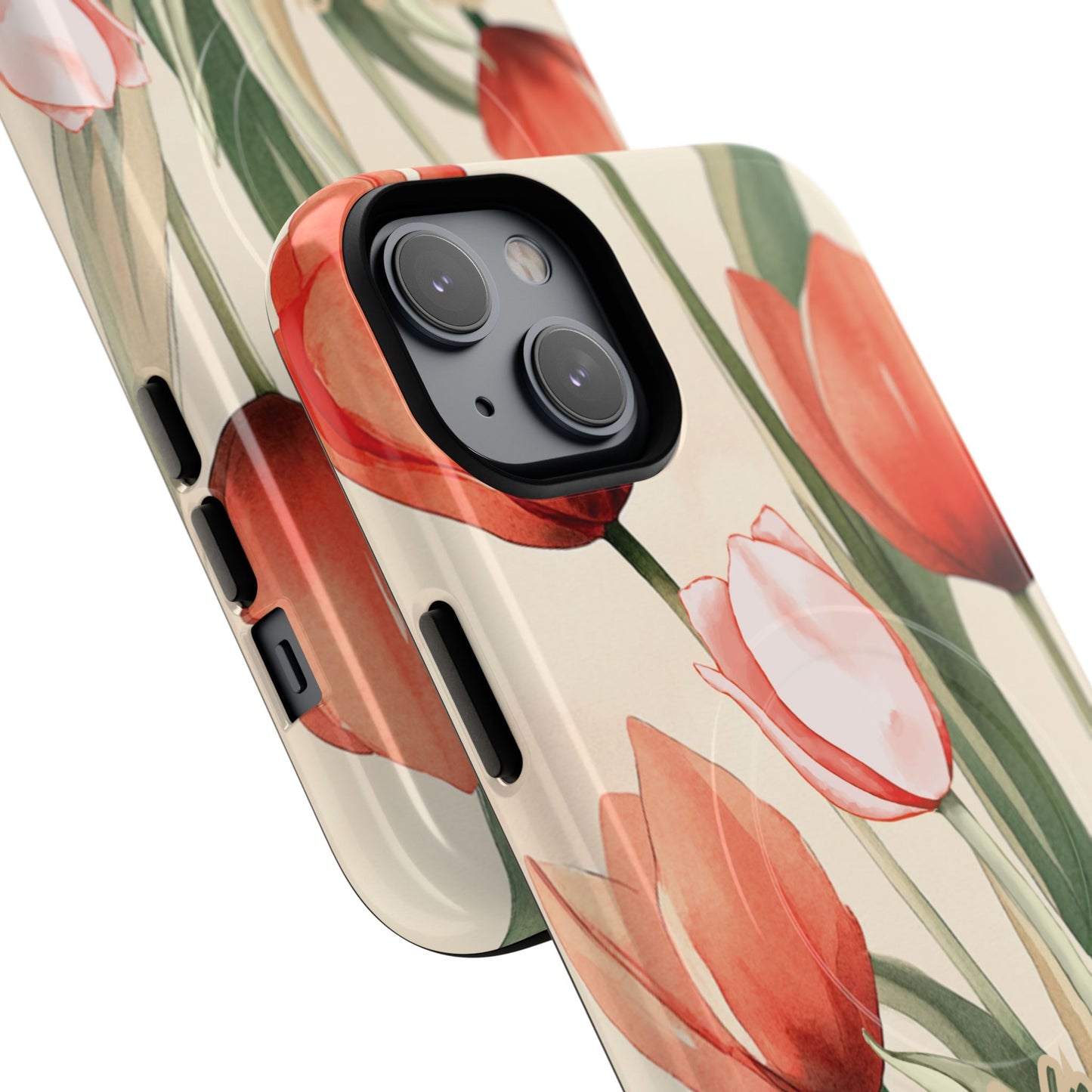 My Help comes from the Lord Psalm 121:2, Inspirational Gift, Tough iPhone Magnetic Case Scripture, Floral Bible Verse, MagSafe® iPhone® Tough Case, iPhone 14, iPhone 15, iPhone 16, Pro, Pro Max, Plus.