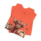 Autumn Highland Cow Charm Unisex Jersey Short Sleeve Tee