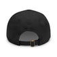 'ELOHIM, GENESIS 1:1- Stylish Dad Hat with Leather Patch | Great for Gifts for All, Casual Wear, Outdoor Activities, and Religious Events