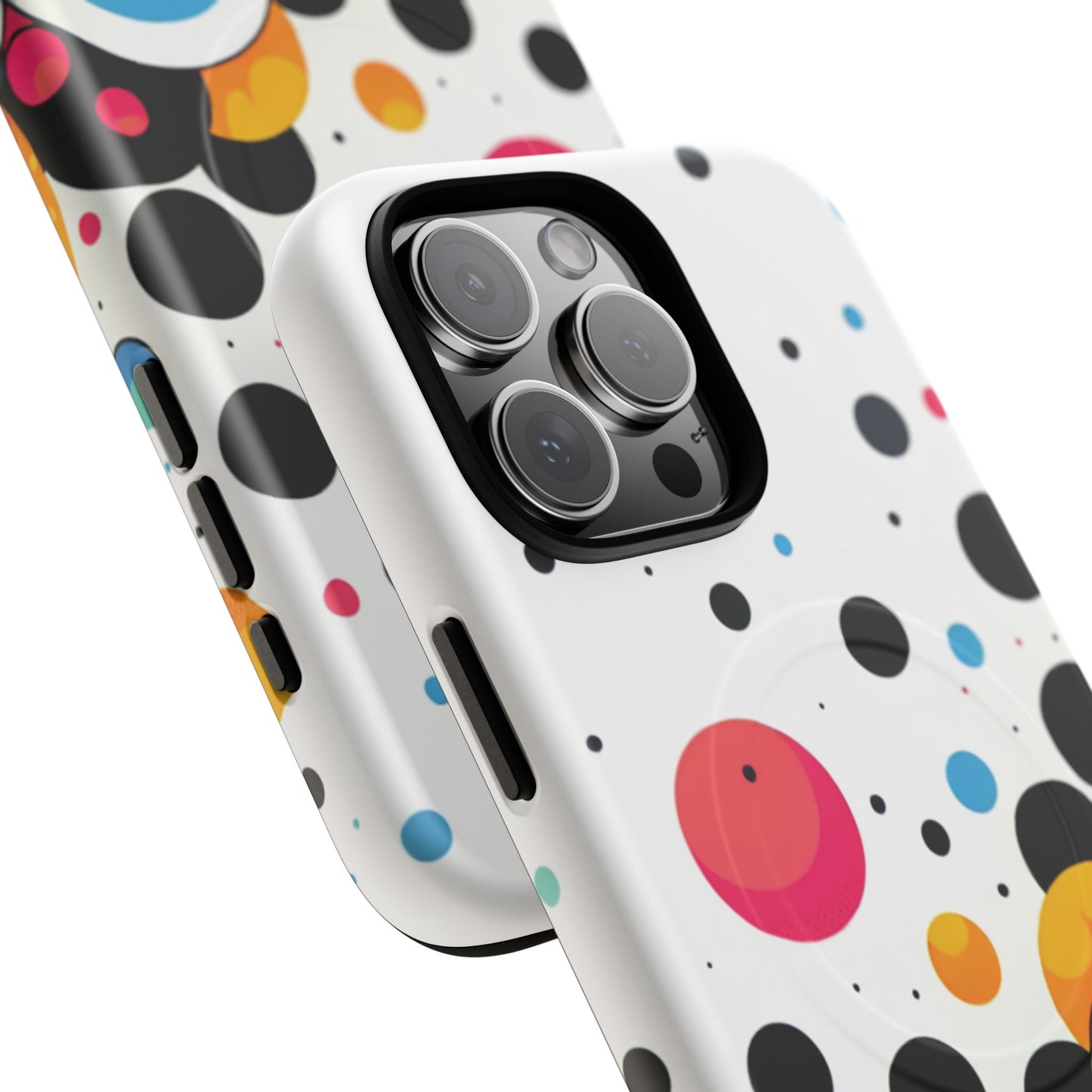 Vibrant Bubble Bloom Galaxy Magnetic iPhone Cases, Artistic Protection for Your Device, Gift for Tech Lovers, Colorful Designs, Unique iPhone Accessories