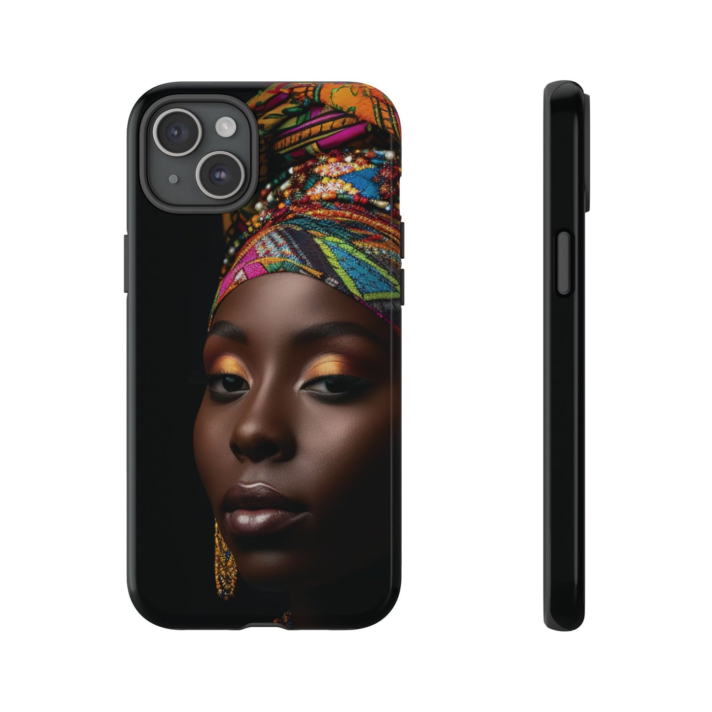 Regal Reflections: African Majesty Tough Google Pixel, iPhone and Samsung Cases.