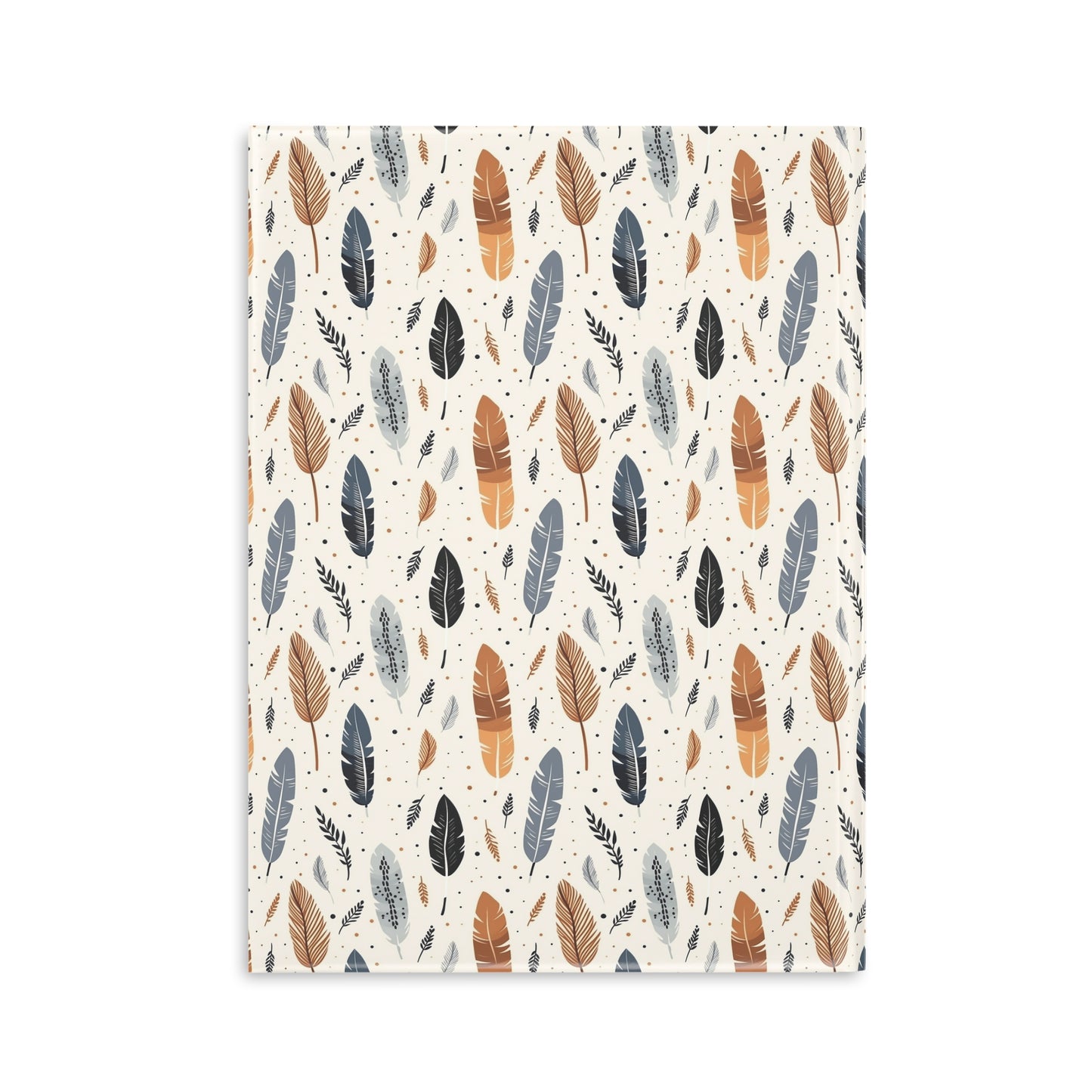 Whispering Feathers Hardcover Notebook with Puffy Covers