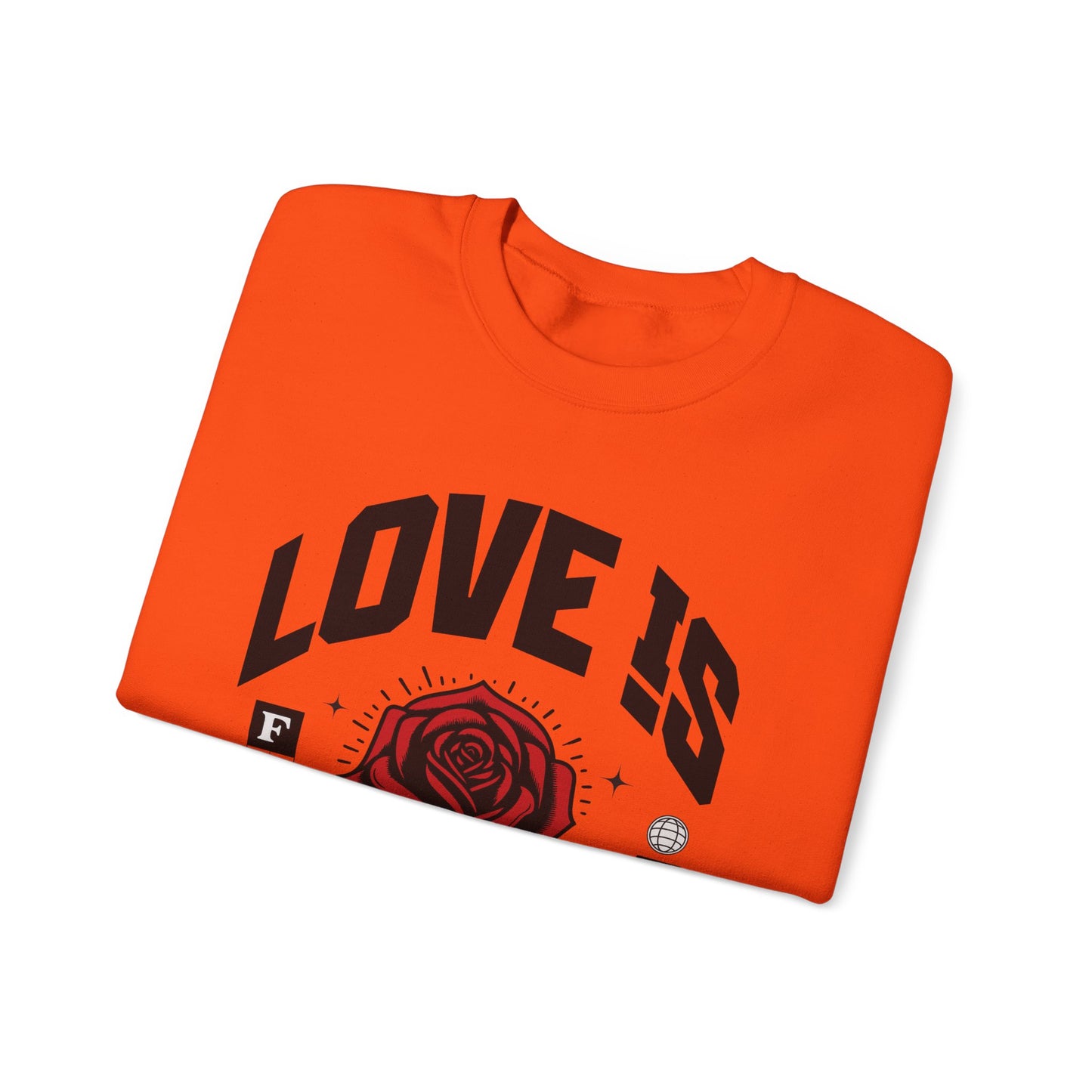 Love is ... Valentines Unisex Heavy Blend™ Crewneck Sweatshirt.