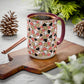 Heart Patterned Coffee Mug - Colorful Love Design, Perfect for Gifts & Celebrations