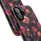 Starry Rose Garden Tough Magnetic Phone Case, Stylish Phone Cover, Gift for Her, Elegant Floral Design, Durable Phone Accessories