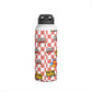 Personalized Red Schoolyard Chic Inspired Stainless Steel Water Bottle for Kids, Eco-Friendly Drinkware, Back to School, Teacher Gifts