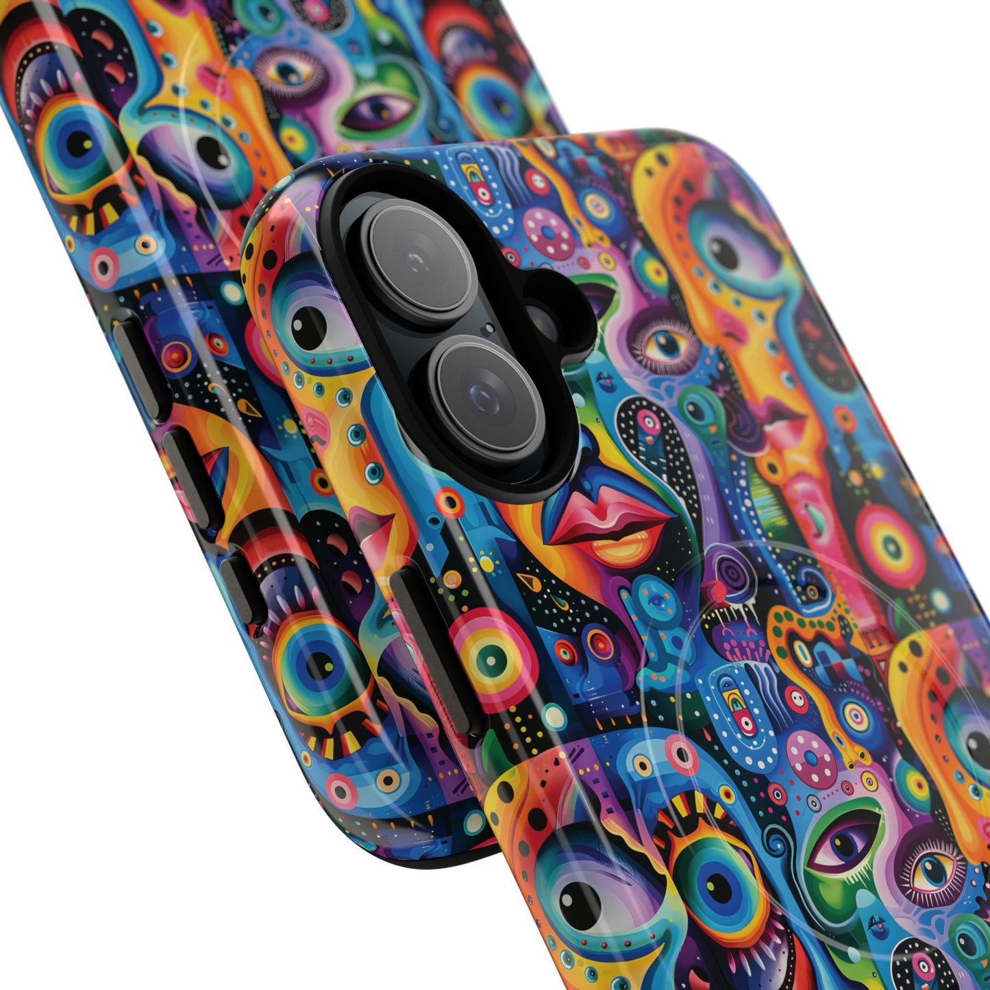 Psychedelic Visions Tough iPhone Magnetic Case - Unique Art iPhone Cover
