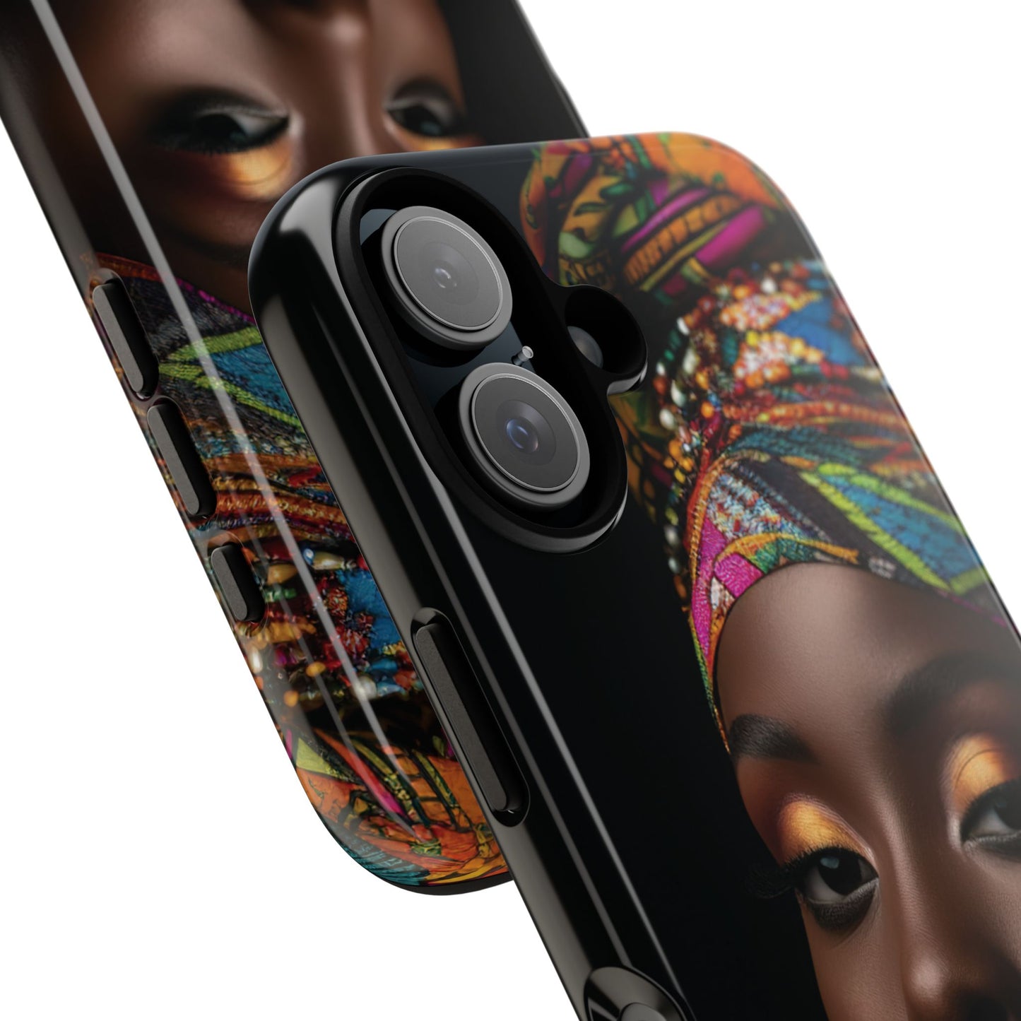 Regal Reflections: African Majesty Tough Google Pixel, iPhone and Samsung Cases.