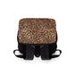 Leopard Luxe Unisex Casual Shoulder Backpack