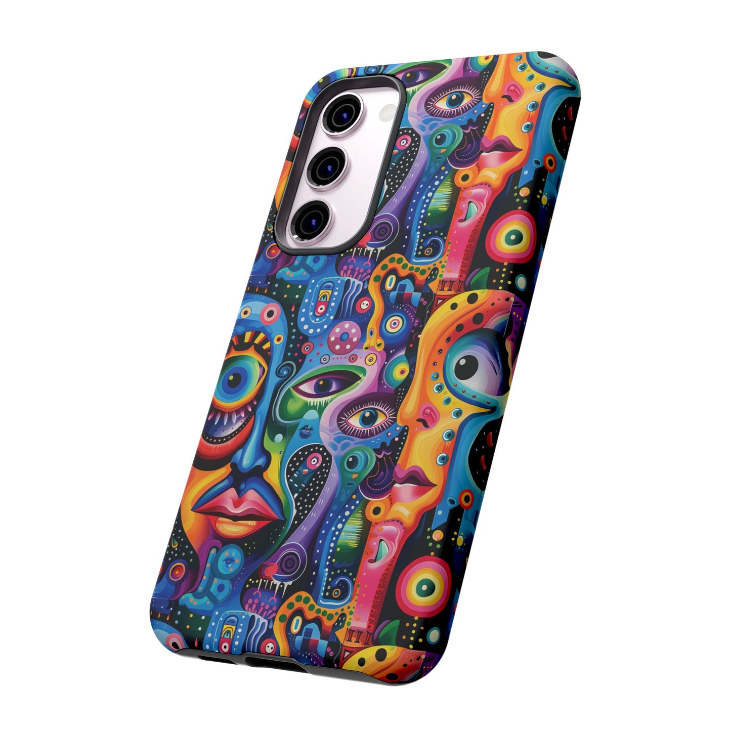 Psychedelic Visions Vibrant Art Google Pixel, iPhone and Samsung Phone Case - Tough Cases for Creative Souls