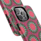 Floral KaleidoBloom iPhone Case, Tough Magnetic Cases, Floral iPhone Cover, Stylish Tech Accessory, Durable Design, Vibrant Gift Idea