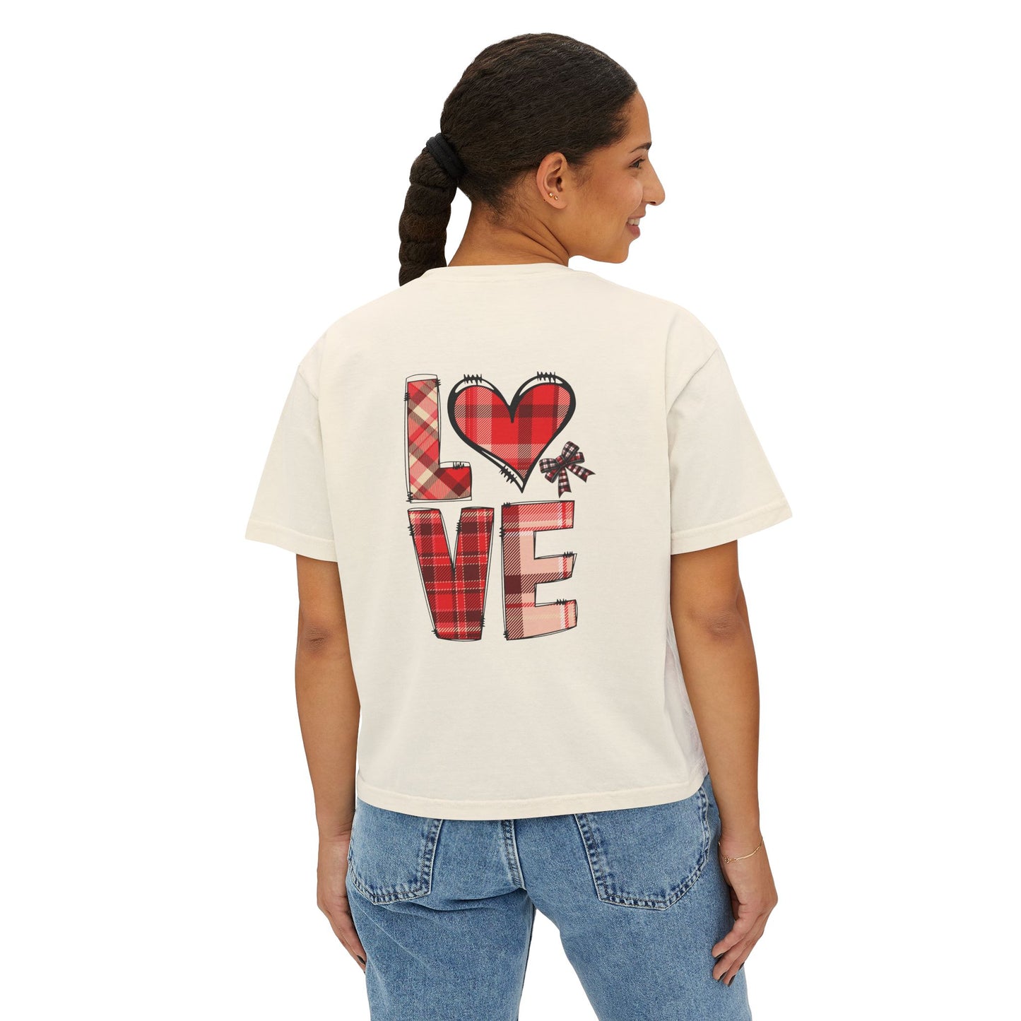 LOVE Always Women's Comfort Colors Boxy Tee