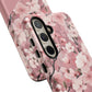 Personalized Cherry Blossom Tough Phone Case — Pink Floral Protective Case for Samsung & Google