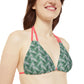 Grey Tropical Bliss Strappy Bikini Set (AOP)