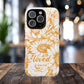 Loved John 3:16, Inspirational Gift, Tough iPhone Magnetic Case Scripture, Sunflower Bible Verse, MagSafe® iPhone® Tough Case, iPhone 14, iPhone 15, iPhone 16, Pro, Pro Max, Plus