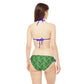 Green Tropical Bliss Strappy Bikini Set (AOP)