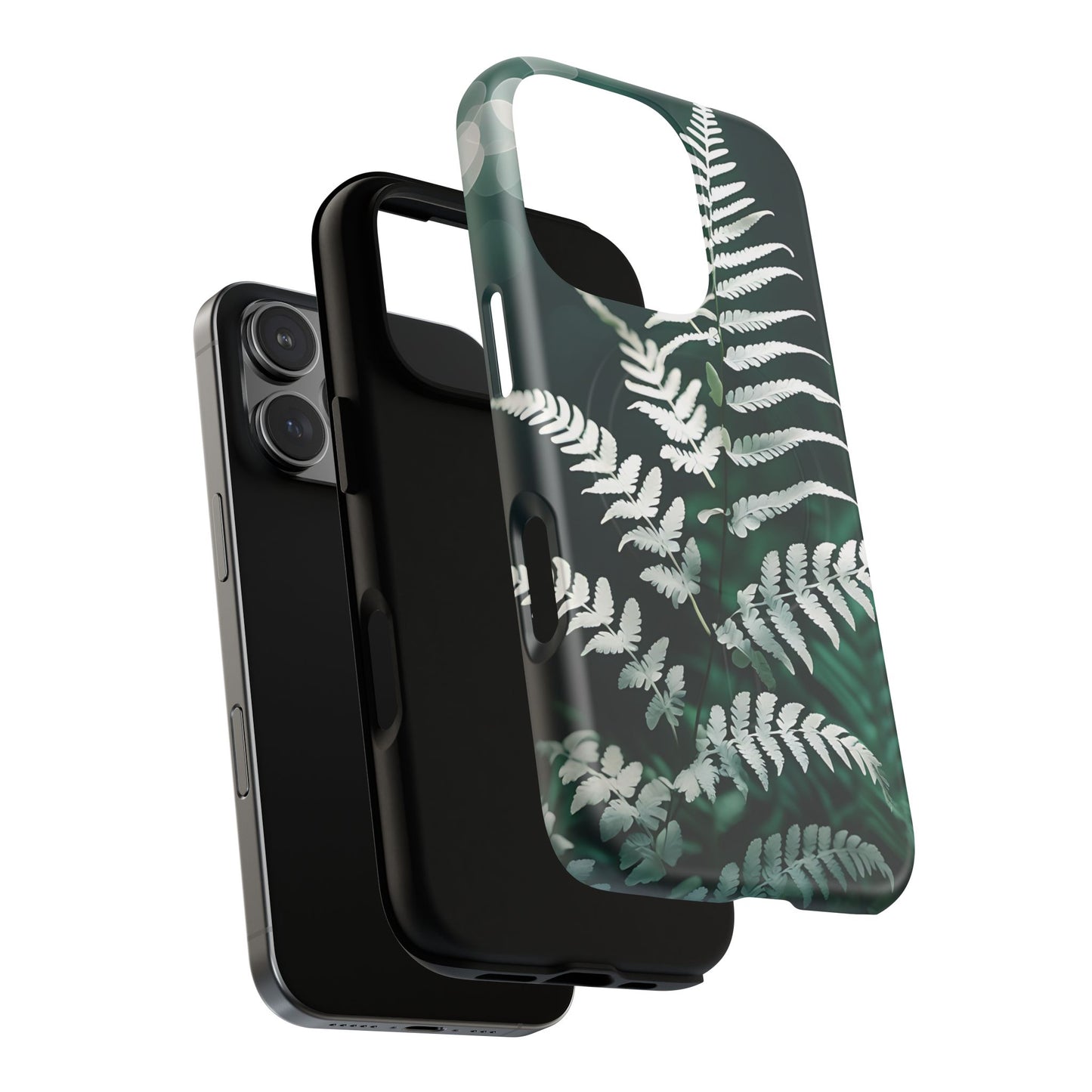 Elegant Fern Design Phone Case, Tough iPhone Cover, Nature Lover Gift, Botanical Phone Protector, Eco-Friendly Accessory