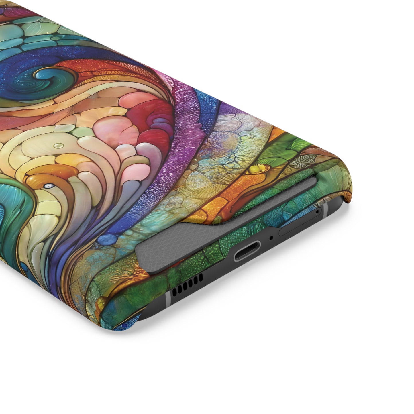 Spiral Spectrum iPhone and Samsung Case Card Holder