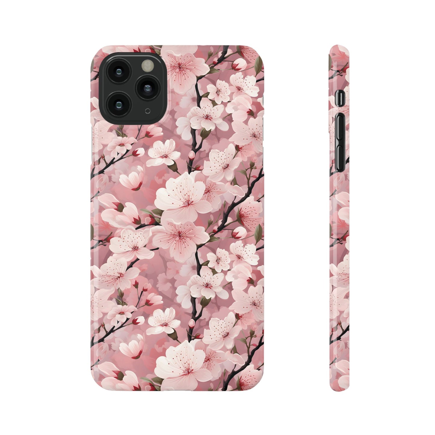 Cherry Blossom Slim Phone Cases for iPhone and Samsung