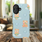 Cute Bear Magnetic iPhone Case, Kid-Friendly iPhone Cover, Stylish Cell Accessory, Gift for Kids, Durable Design for Any Occasion