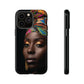 Regal Reflections: African Majesty Tough Google Pixel, iPhone and Samsung Cases.
