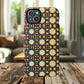 Celestial Spice Tiling Colorful Tough Magnetic iPhone Case, Unique iPhone Cover, Artistic Mobile Shell, Durable Design Accessory, Trendy Gift Idea, MagSafe® iPhone Case.