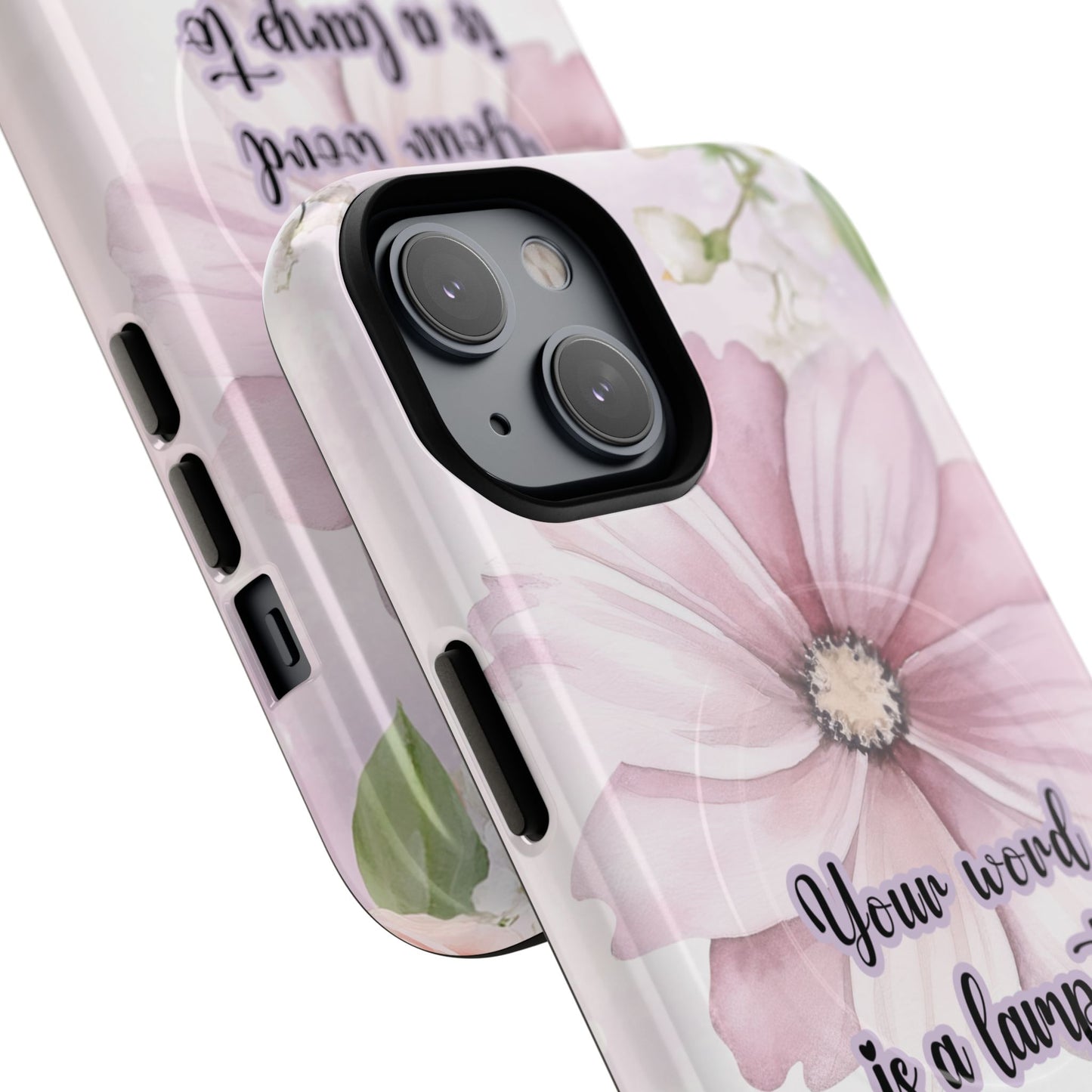 Your Word is a Lamp to My Feet Psalm 119:105 | Inspirational Gift, Tough iPhone Magnetic Case | Scripture, Bible Verse, MagSafe® iPhone® Tough Case, iPhone 14, iPhone 15, iPhone 16, Pro, Pro Max, Plus