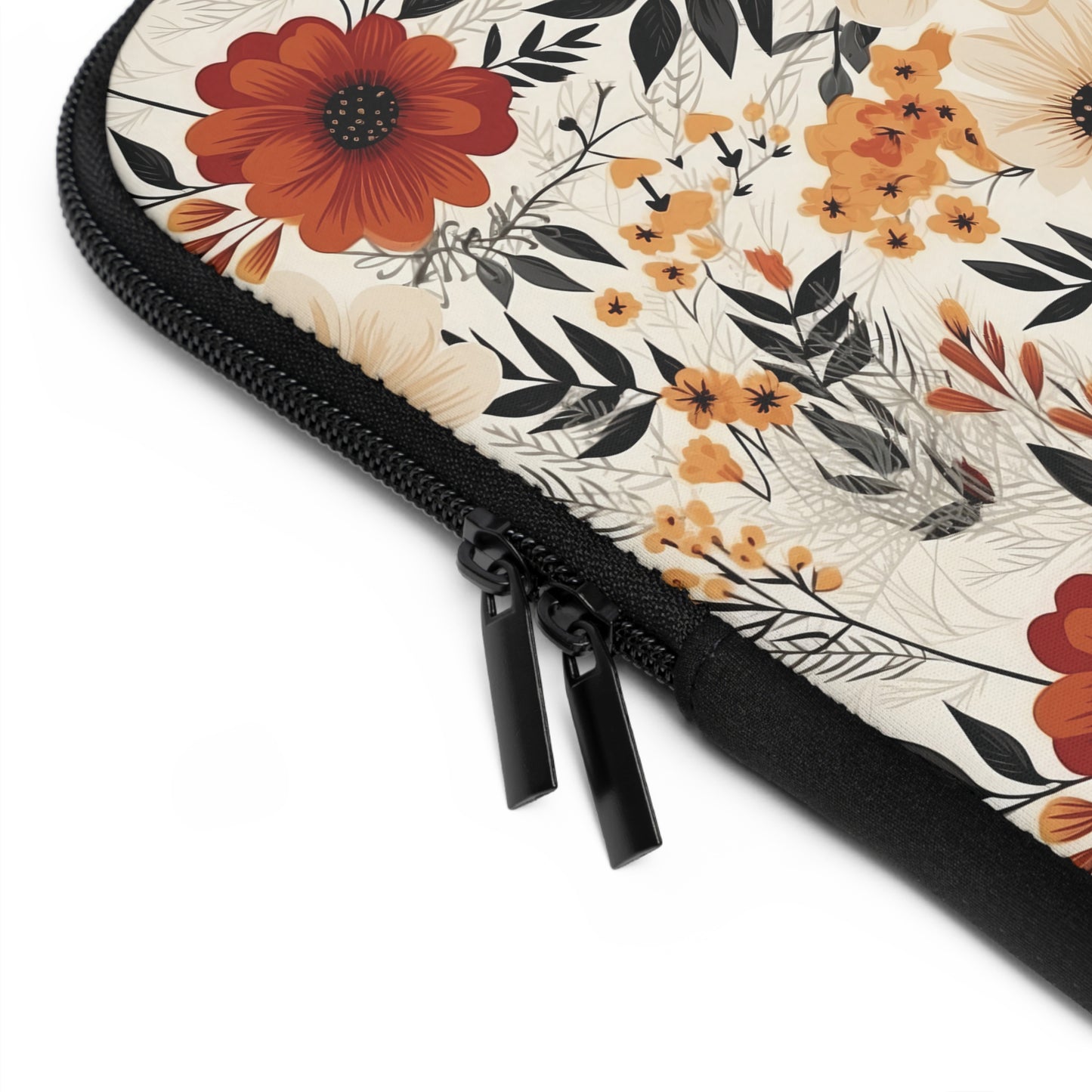 Boho Chic Floral Laptop Sleeve