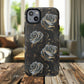 Midnight Bloom Tough iPhone Magnetic Cases,  iPhone 14, iPhone 15, iPhone 16, Pro, Pro Max, Plus MagSafe Case, Protective Tech Accessories, Gift for Her, Floral Design