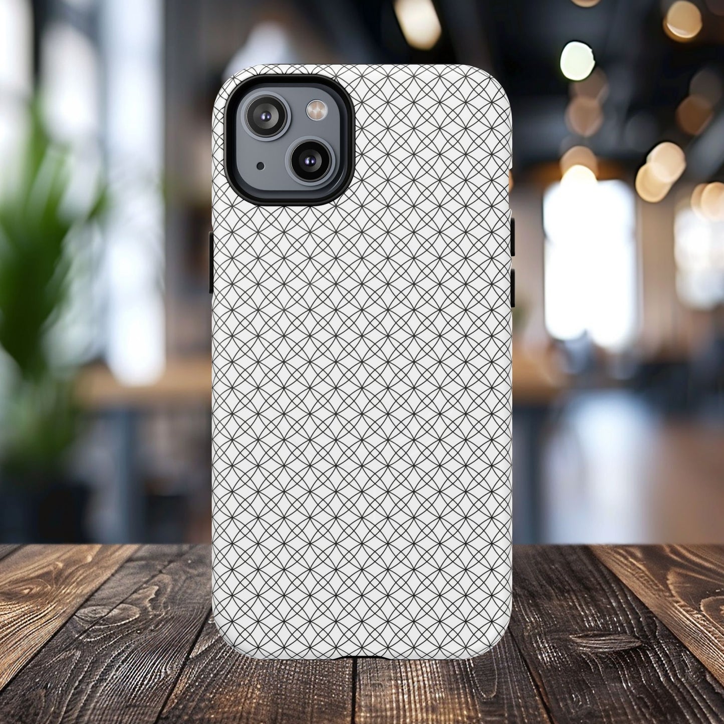 Geometric Phone Case, Stylish Tough Magnetic Cases, Unique Protection, Trendy Gift for Tech Lovers, Modern Mobile Accessory