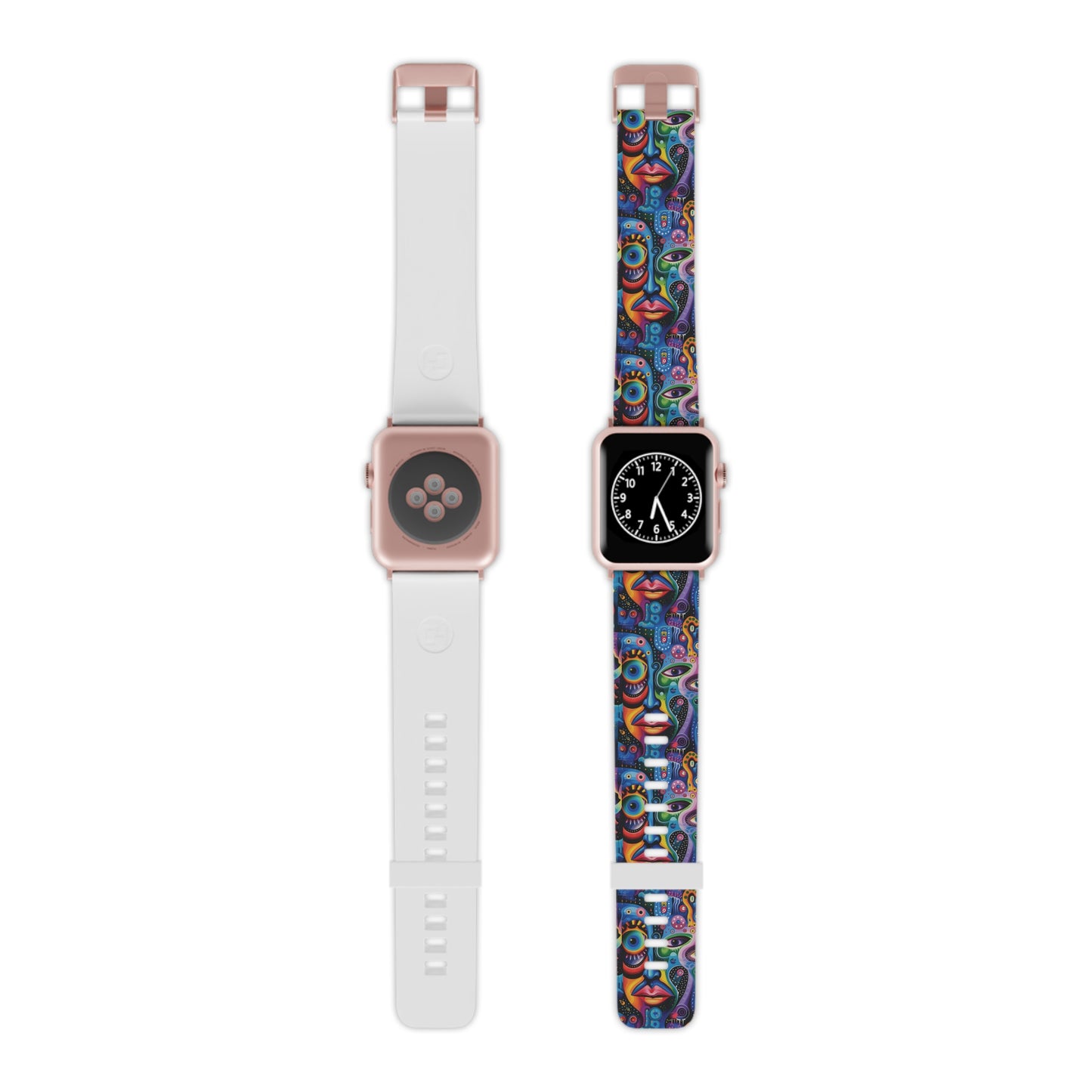 Psychedelic Visions Vibrant Artistic Apple Watch Band - Fun Colorful Design
