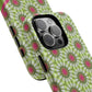 Personalized Meadow Mandala Bloom Vibrant Flower  — Green & Pink Geometric Daisy Design