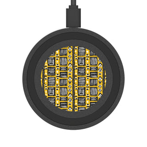 Tribal Vibes Stylish Wireless Charging Pad - Modern Geometric Design