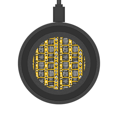 Tribal Vibes Stylish Wireless Charging Pad - Modern Geometric Design