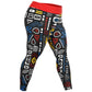 Geometric Harmony Plus Size Legging - AOP