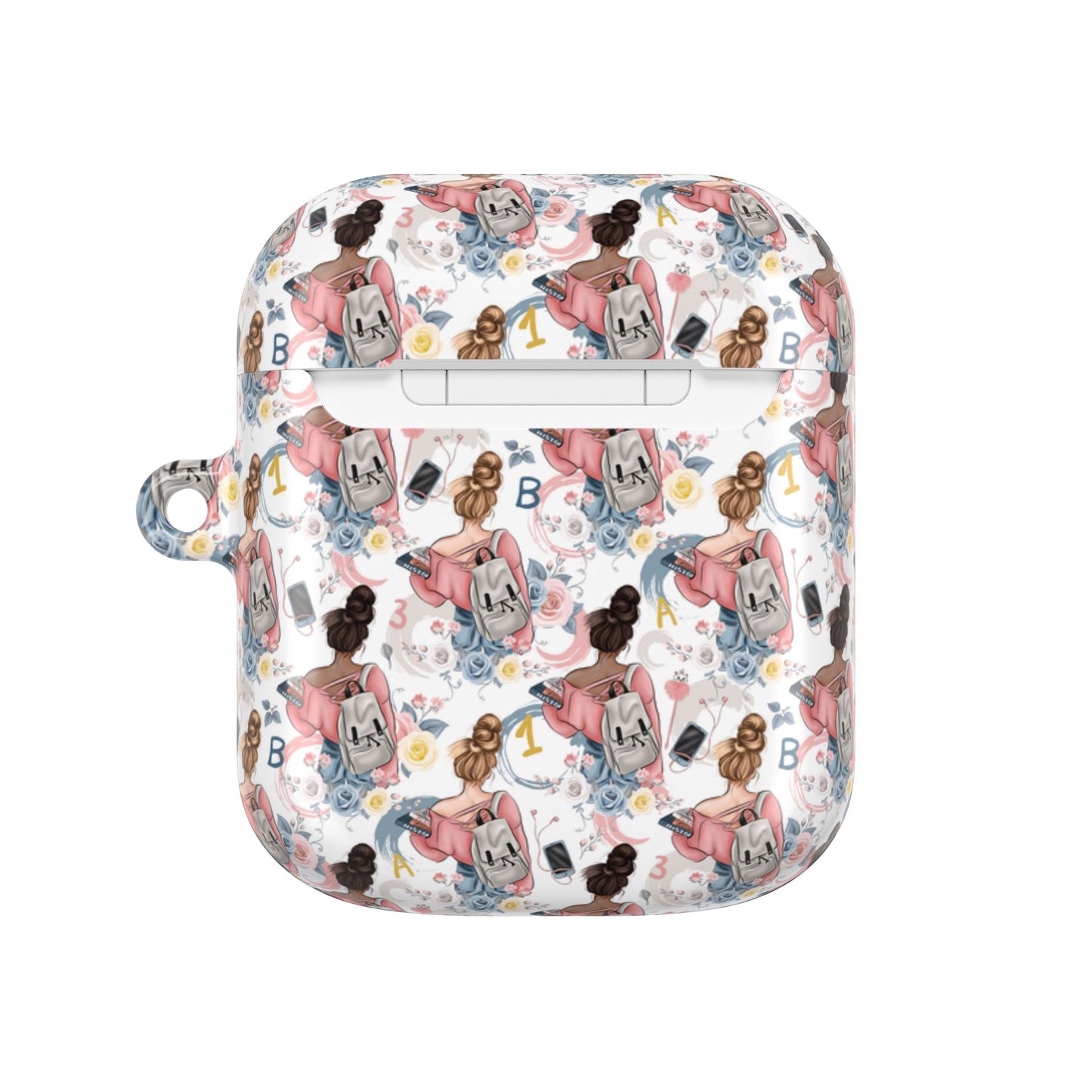 Study Chic AirPod Case Covers with Trendy Illustrations.