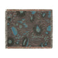 Blossom Elegance: Noir Garden Tapestry Woven Blanket