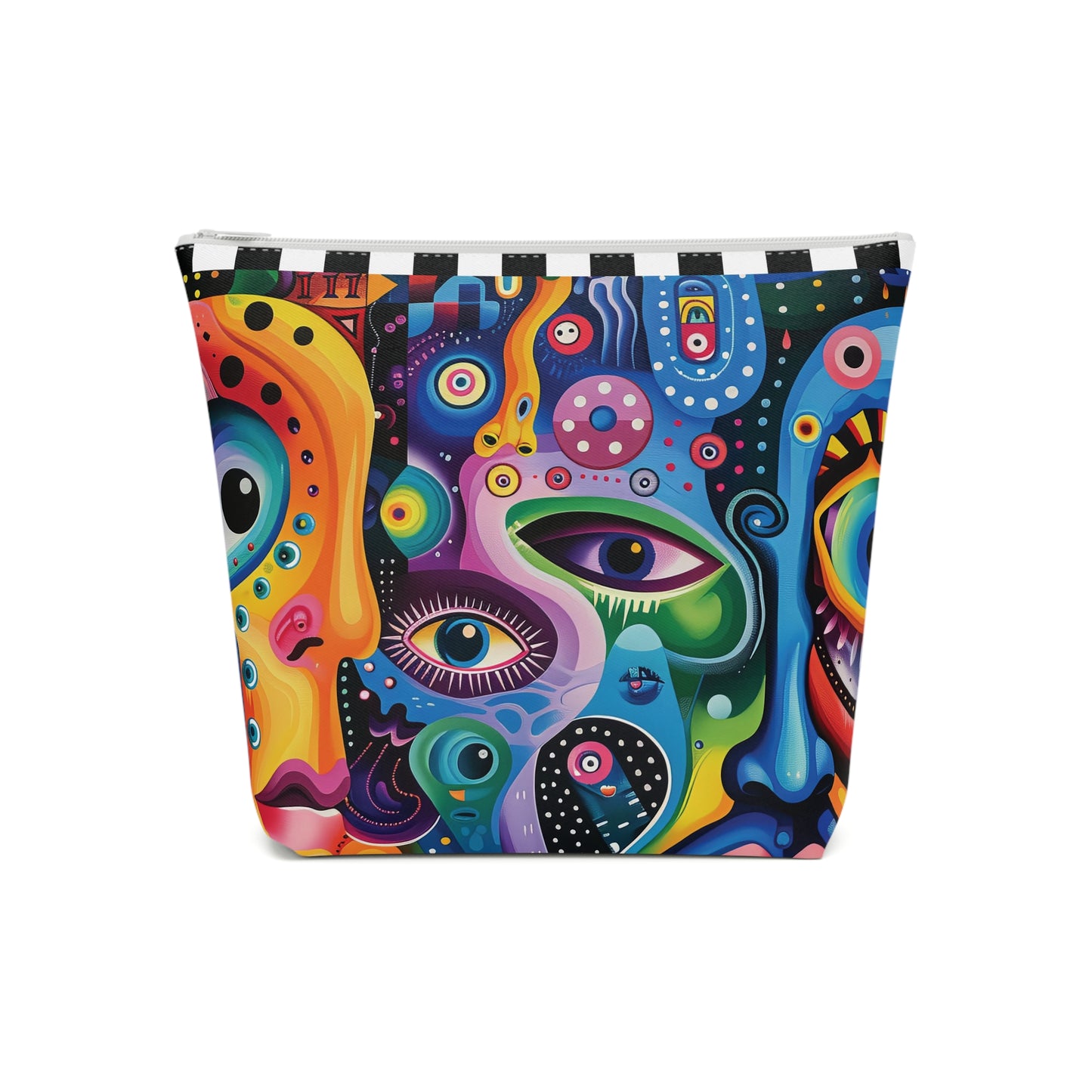 Psychedelic Visions Cotton Cosmetic Bag