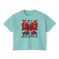 JESUS Women's Comfort Colors Boxy Tee