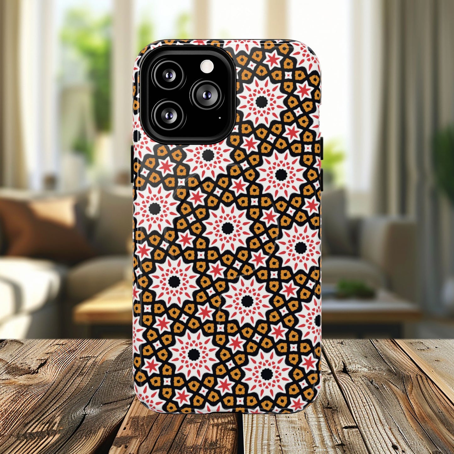 Bohemian Patterned Tough Magnetic Cases, Unique Phone Protection, Stylish Phone Cover, Gift for Trendsetters, Vibrant Designs