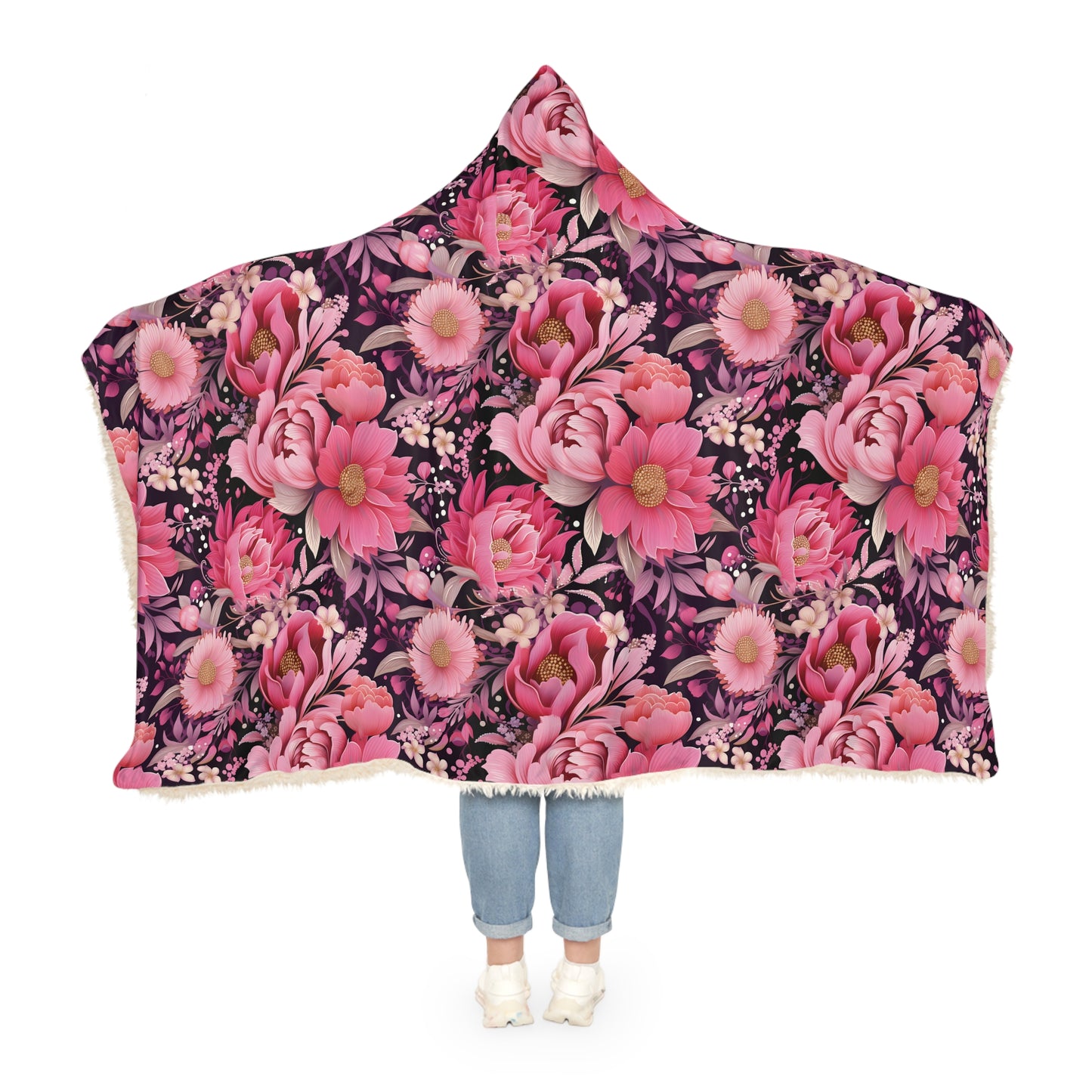 Blush Petals Snuggle Blanket